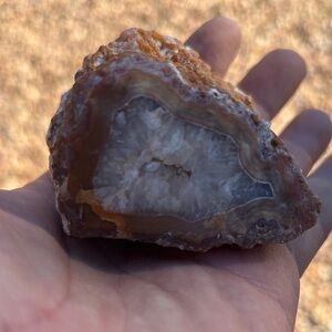 Natural Agate Geode Slice